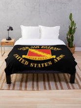 Load image into Gallery viewer, Army - 52nd Air Defense Artillery Regiment - US Army Throw Blanket
