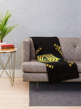 Load image into Gallery viewer, Army - First Sergeant - 1SG - Combat Veteran Throw Blanket
