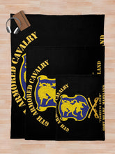 Load image into Gallery viewer, Army - 6th ACR w Cav Br Ft Meade Maryland Throw Blanket
