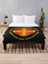 Load image into Gallery viewer, Army - 428th Field Artillery Bde - US FA School Throw Blanket
