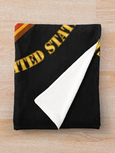 Load image into Gallery viewer, Army - 428th Field Artillery Bde - US FA School Throw Blanket
