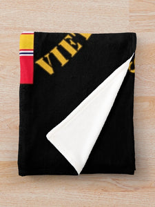 Navy - Hospital Corpsman w VN SVC Ribbons wo Grad wo DS Throw Blanket