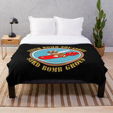 Load image into Gallery viewer, AAC - 329th Bomb Squadron,93rd Bomb Group - WWII - USAAF Throw Blanket
