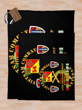 Load image into Gallery viewer, Army - Vietnam Combat Vet - 54th Artillery Group - II Field Force w VN SVC X 300 Throw Blanket
