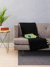 Load image into Gallery viewer, Army - Master Sergeant - MSG - Retired Throw Blanket
