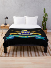 Load image into Gallery viewer, Army - 39th Infantry Regiment w Br - Ribbon X 300 Throw Blanket
